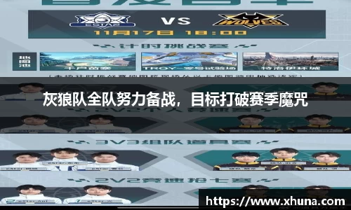 灰狼队全队努力备战,目标打破赛季魔咒