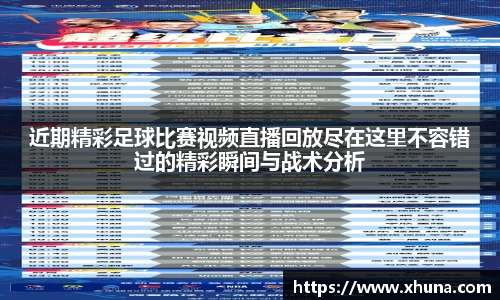 近期精彩足球比赛视频直播回放尽在这里不容错过的精彩瞬间与战术分析